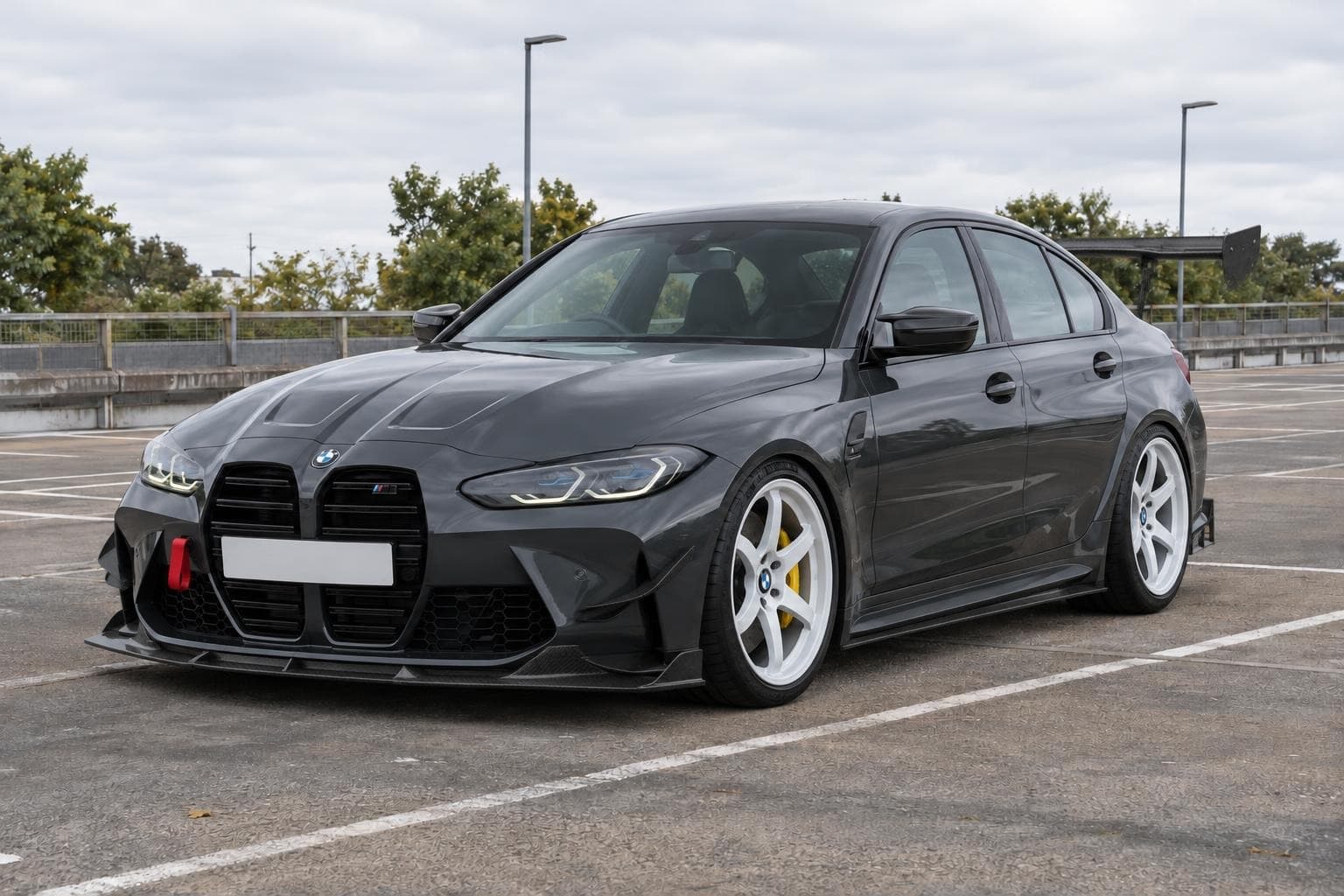BMW M3 G80, stock and Track weapon, after